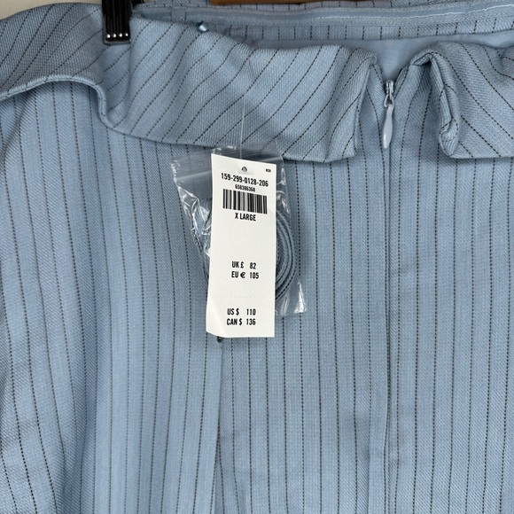 NWT Abercrombie and Fitch Strapless Tailored Midi Dress Size XL - Picture 9 of 10